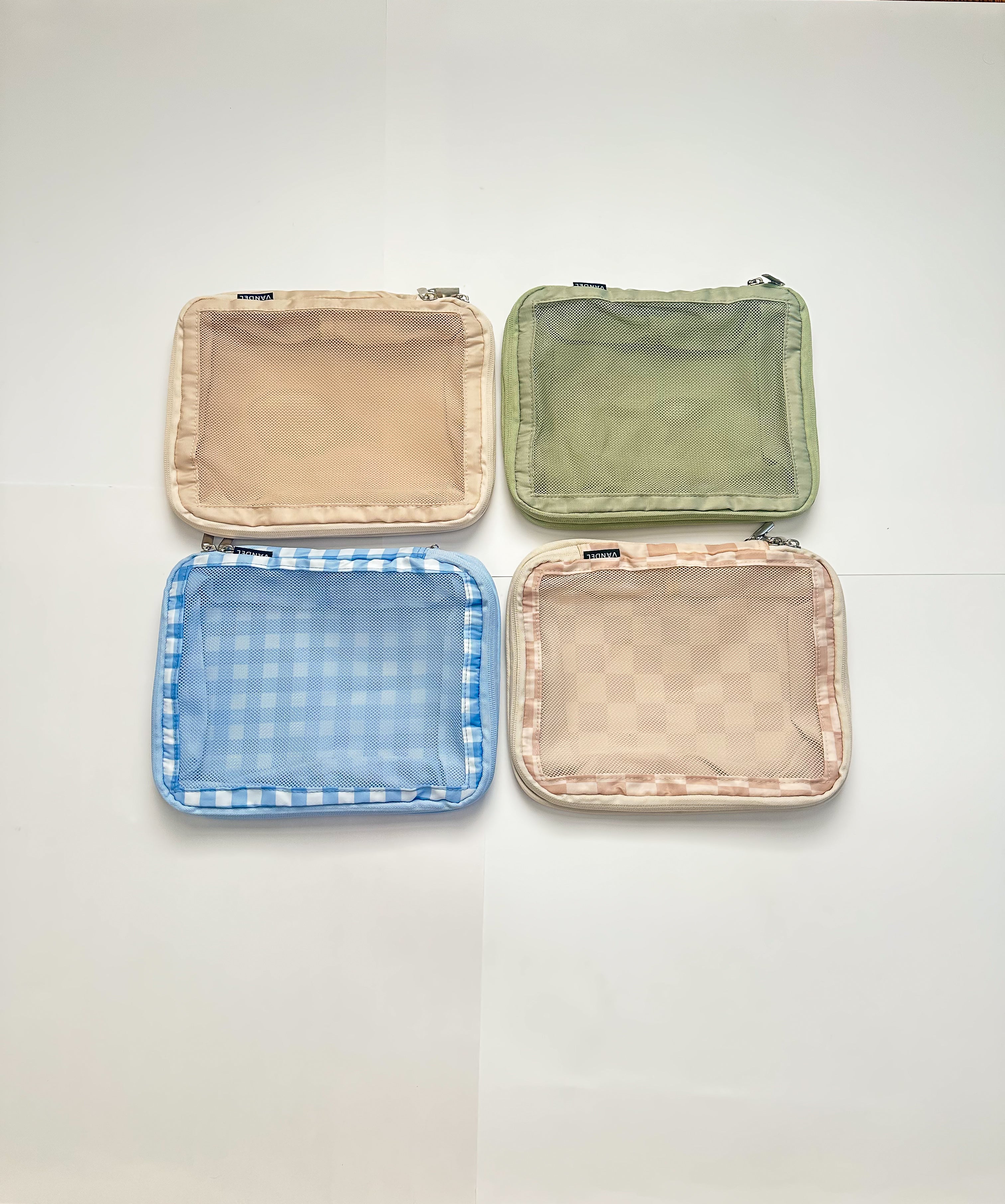 Personalized Packing Cubes Set of 4 - Custom Monogram or Initial