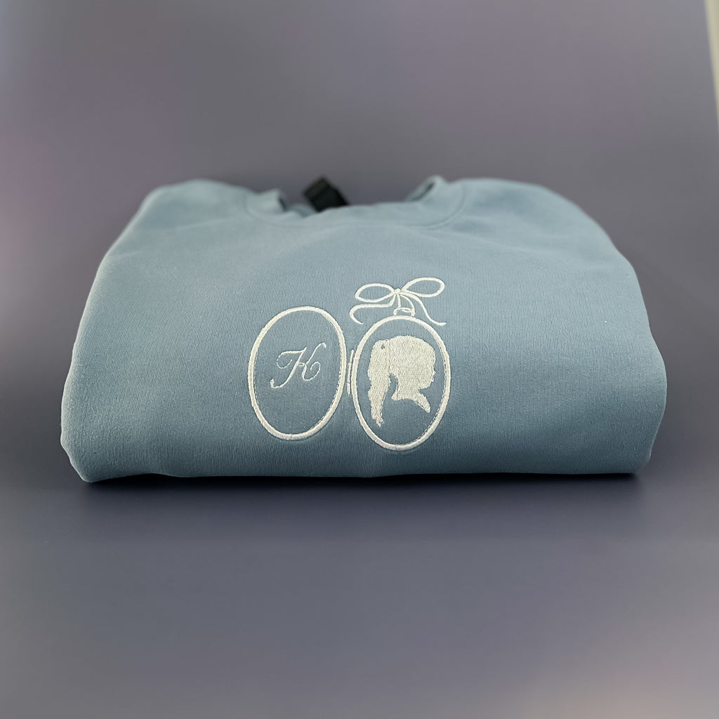 Silhouette Locket Crewneck